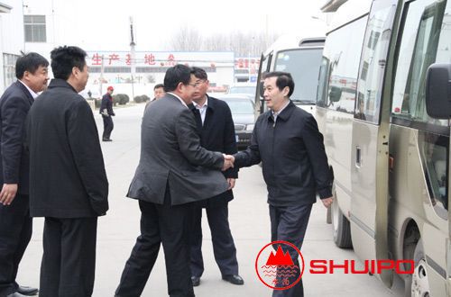 山東省副省長張超超來水泊焊割考察